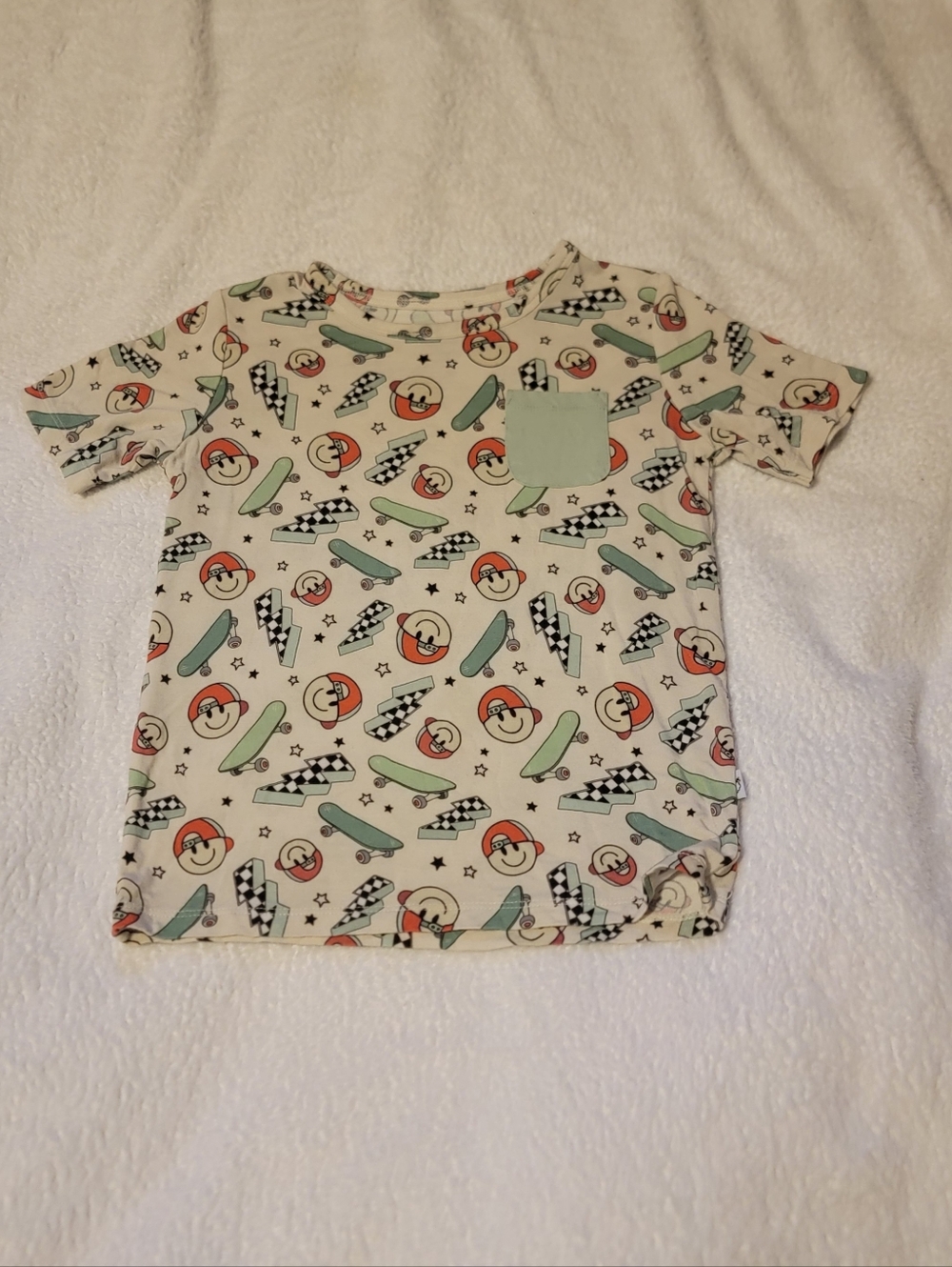 Dream Big Little Co Toddler Bamboo Short Sleeve Pocket T-Shirt 4T